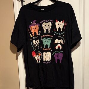 Tooth Dental Halloween Tee 🦷
